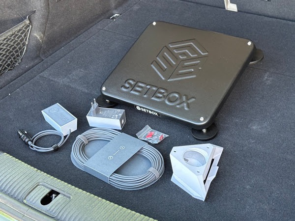 Owner photo of the SETBOX mount in the field