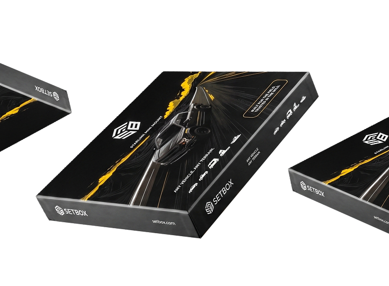 Setbox retail boxes, Starlink Mini Mount